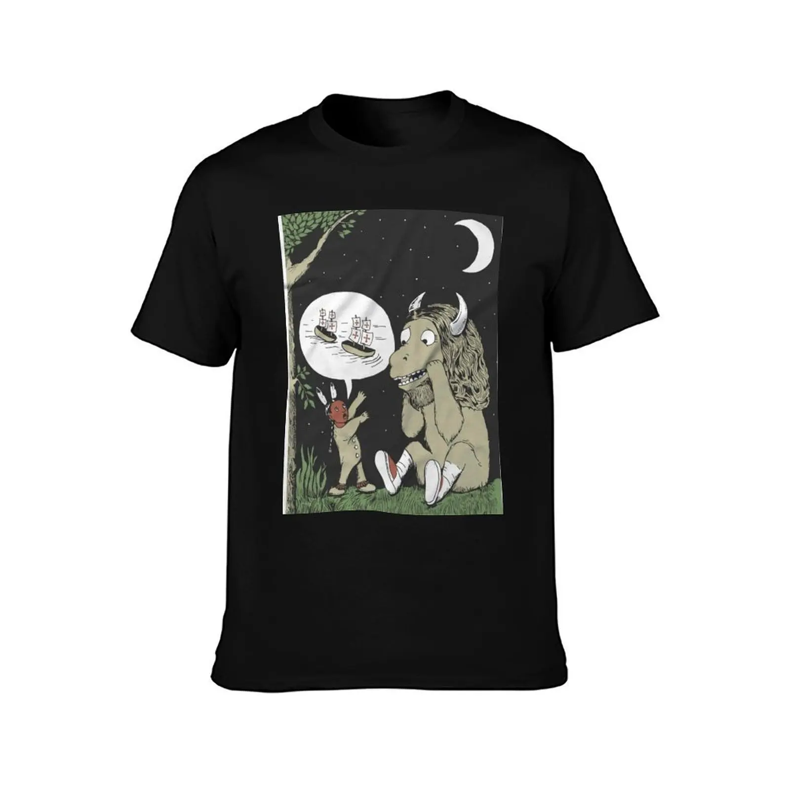 Wild thang T-Shirt, Summer Casual Cotton Tee, Oversized Streetwear Tops, Vintage Graphic Print, Loose Fit Short Sleeve