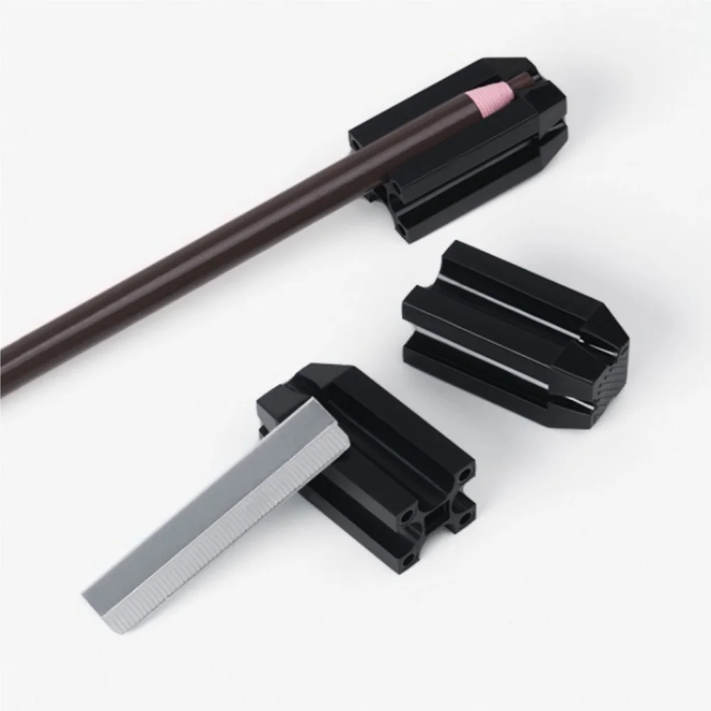 

4-в-1 формирователь карандашей для бровей, инструмент для выравнивания ножей, линия для рисования, точилка для карандашей для бровей, базовые принадлежности для татуировок