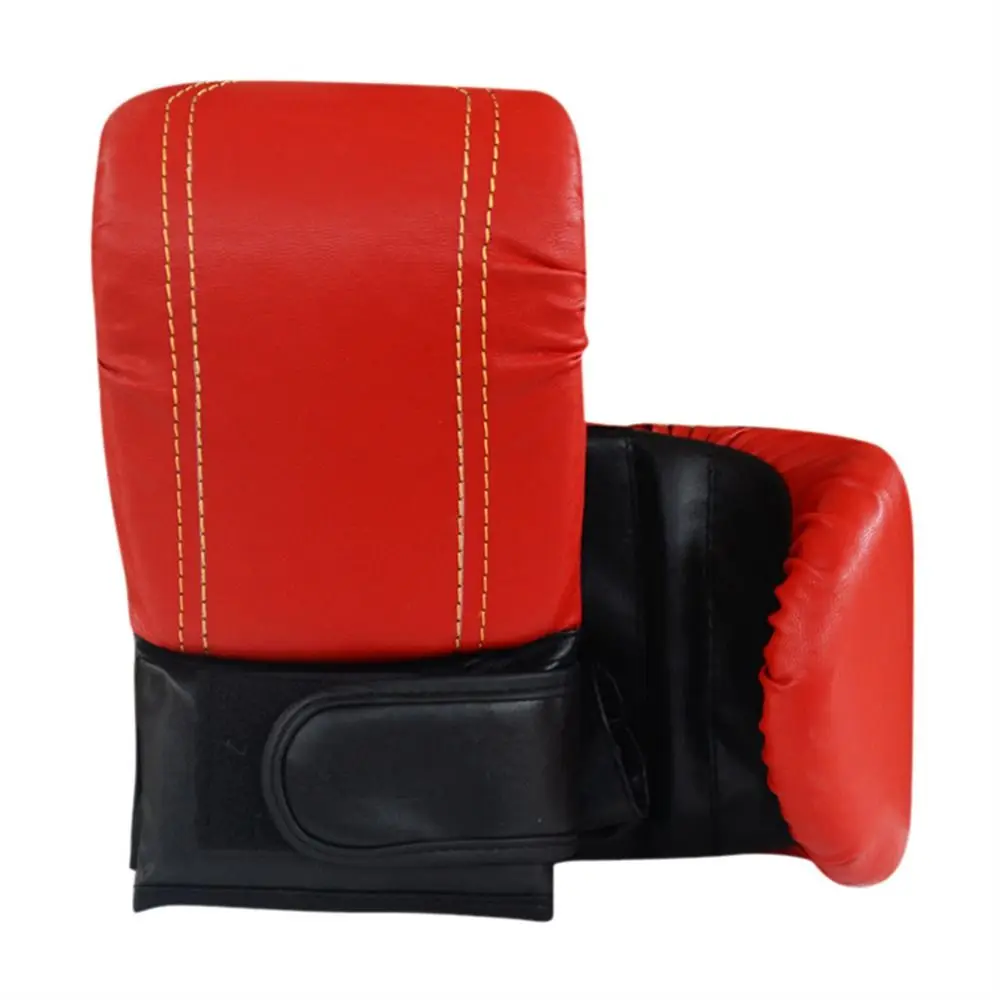 Sponge Boxing Gloves Boxing Accessories Red Black Fighting Training Glove PU Leather Boxing Gloves Men Children