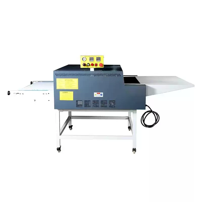Factory Direct Sales Fully Automatic WH-600D High Quality Small Pneumatic Continuous Bonding Fusing Hashima  PressMachine