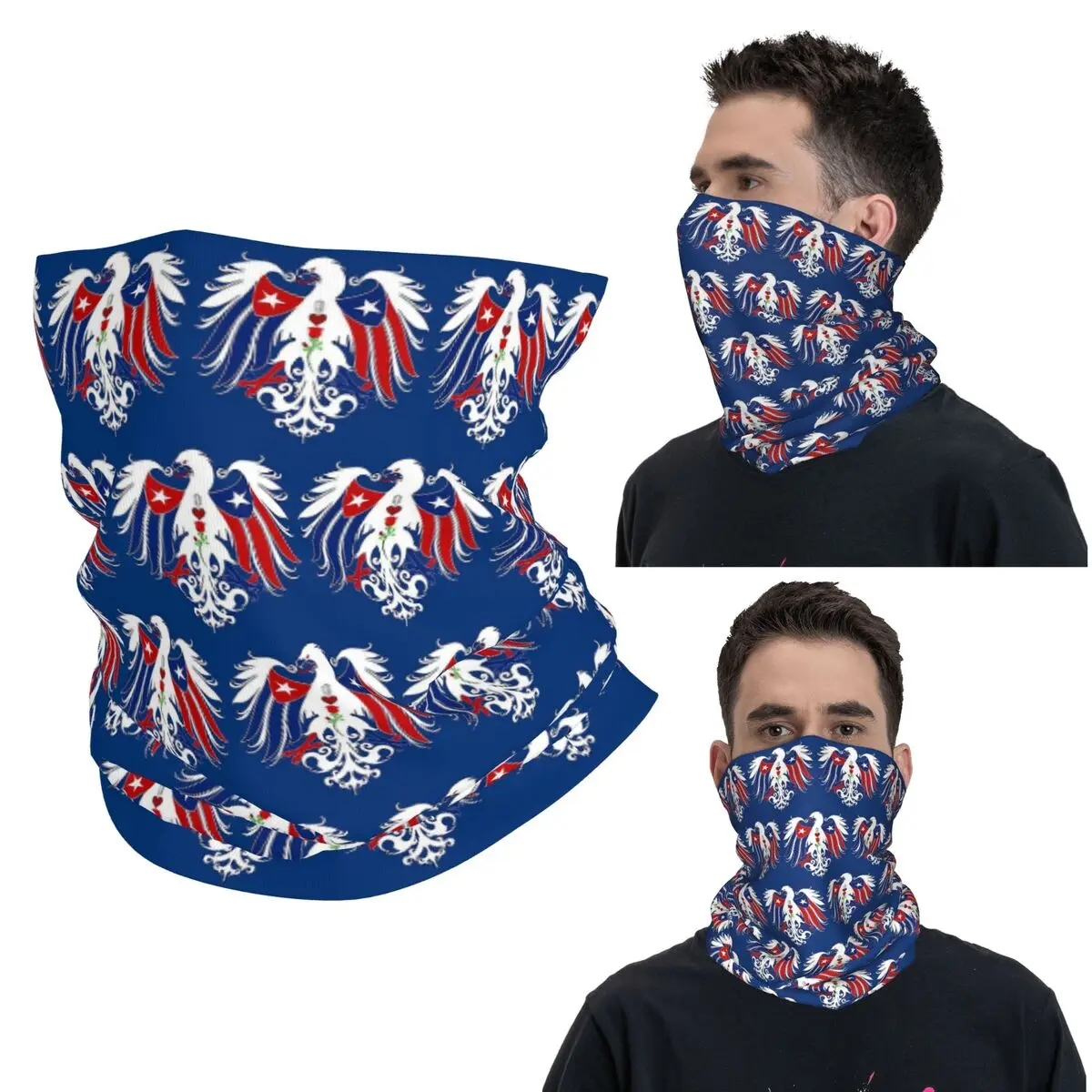 

Флаг Кубы Кубинская патриотическая бандана на шею с принтом, шарф, теплый велосипедный шарф для мужчин, женщин, взрослых