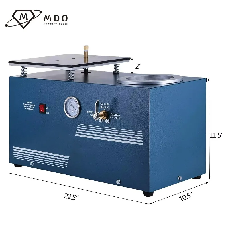 4L Jewelry Casting Machine Equipment Lost Wax Cast Small Portable Jewellery Making Vacuum Casting Machine