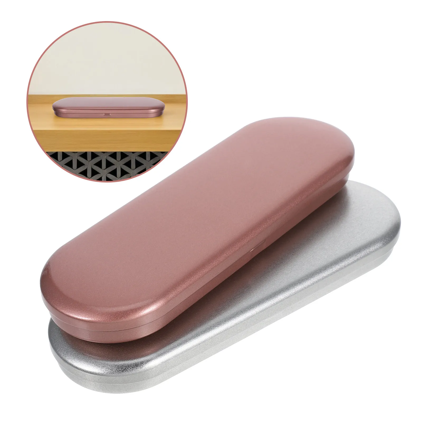 4Pcs Metal Tin Box with Hinged Lid Small Tinplate Storage Container for Tweezer Holder Nail Clipper Organizer Jewelry Beads