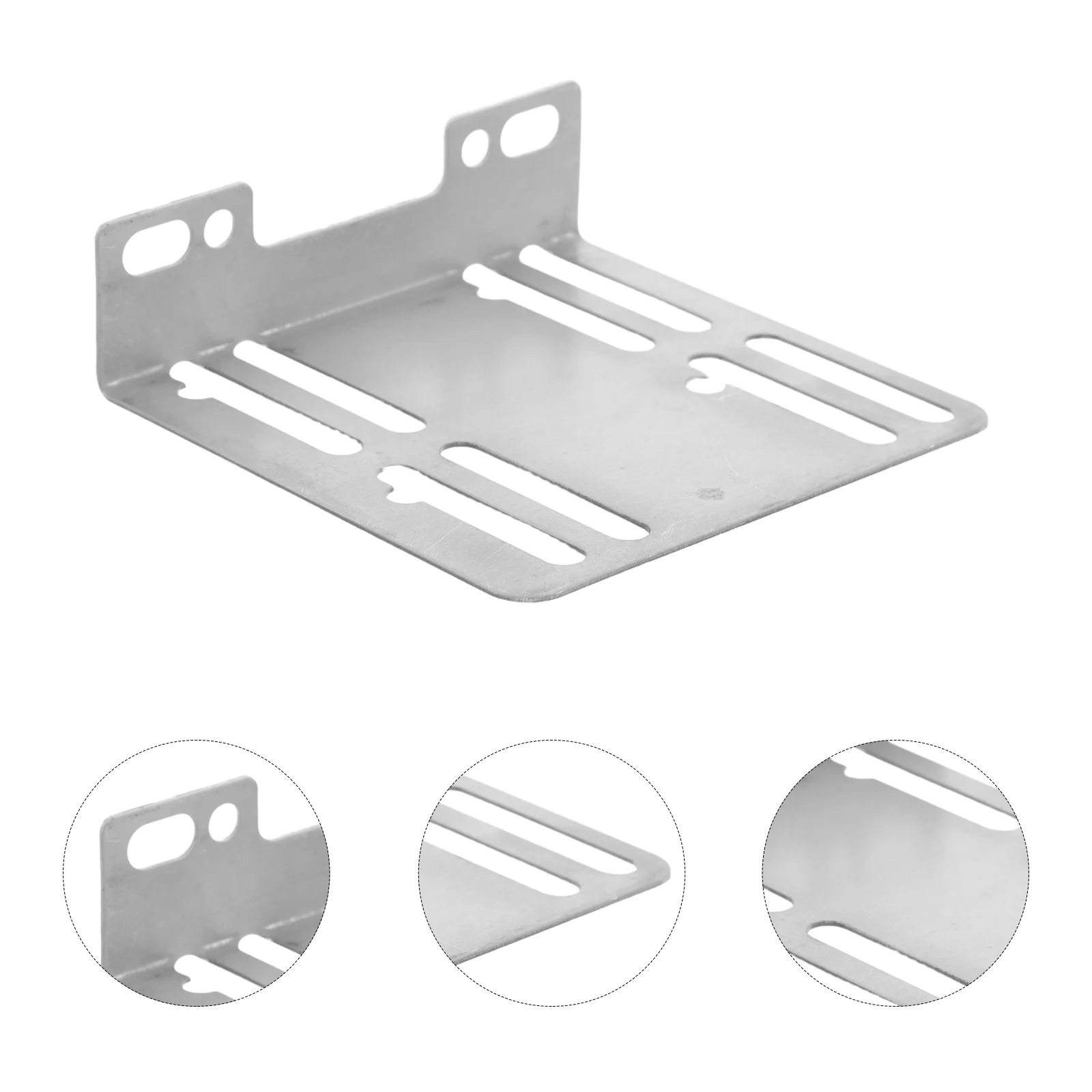 

2Pcs Navigation Audio Brackets Iron Stable Body Mounting Kit Universal Car Stereo Installation Fixed Headboard Adapter Pair