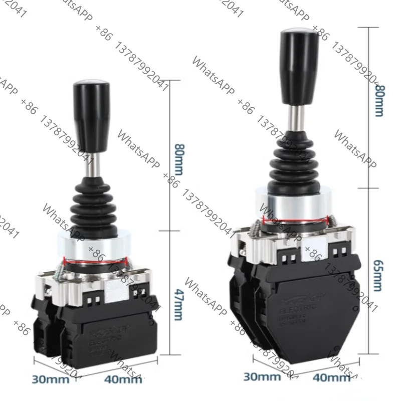22mm 2Position Joystick Switch HKL‑D22 HKL‑D12 2NO Latching & Momentary Wobble Stick