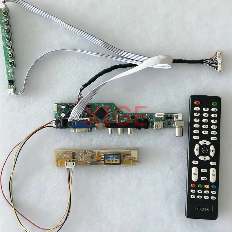 

Плата контроллера привода экрана подходит для LTN141P2 HT14P12 LP141E2 LTN141P4 USB + AV + VGA + HDMI 1CCFL 1400*1050 30Pin LVDS 1400x1050 Kit DIY