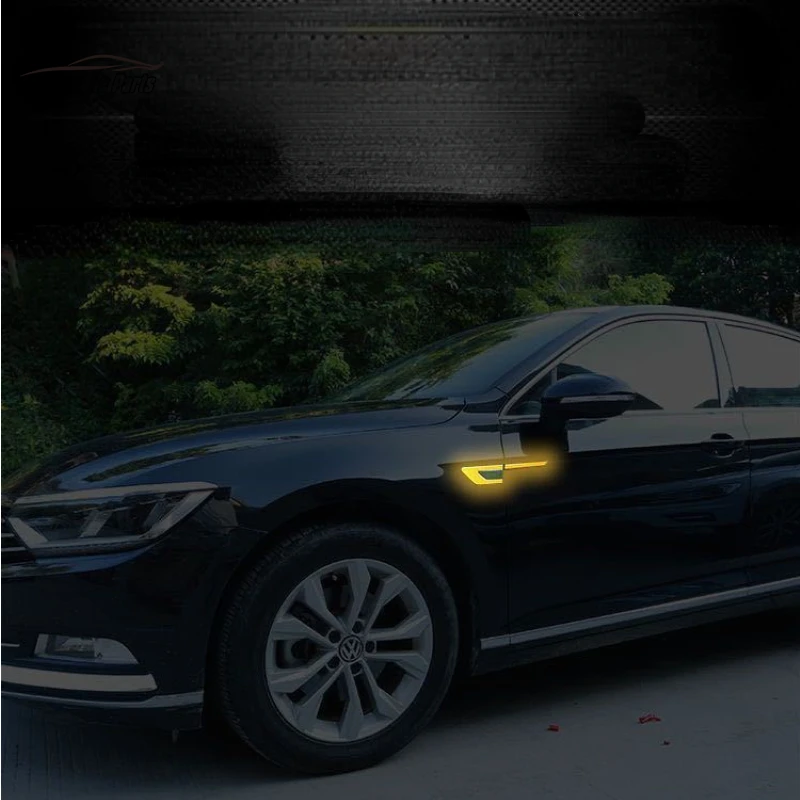 2 sztuk/zestaw samochód ciężarowy odblaskowy taśma ostrzegawcza ochraniacz drzwi samochodu zderzak zabezpieczający paski zderzeniowe bezpieczne naklejki odblaskowe