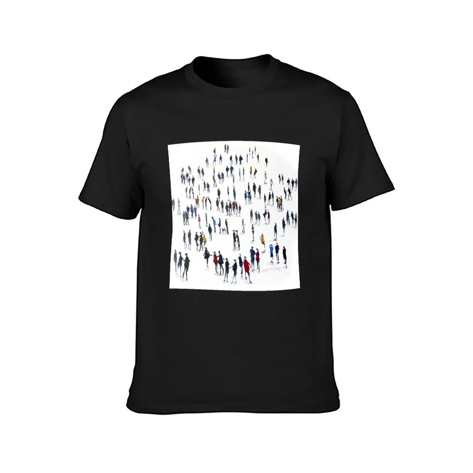 Arty Party with Lowry, Giacometti and McBride T-Shirt korean fashion plain oversizeds Short sleeve tee men