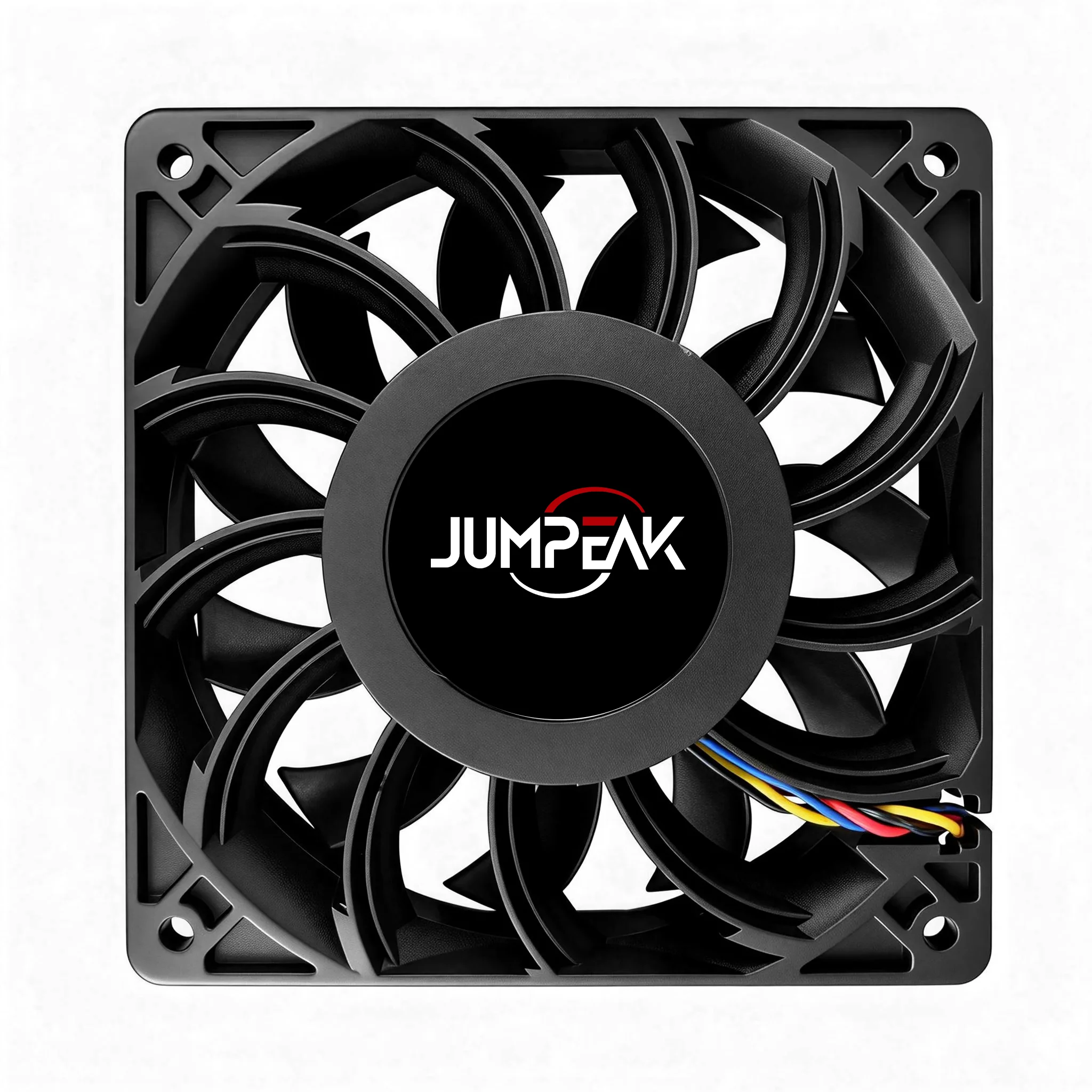 JUMPEAK 12V Two Ball Bearing 12025 120mm PC Cooling Fan PWM 4PIN 3200RPM High Speed For Computer Server Cabinet Case CPU Cooler - view 5
