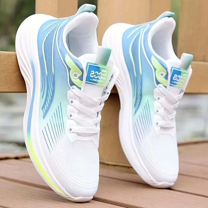 أحذية رياضية للجري عصرية ومتعددة الاستخدامات للرجال، أحذية شبكية للطلاب بنعل ناعم لجميع المواسم وخفيفة الوزن وجيدة التهوية