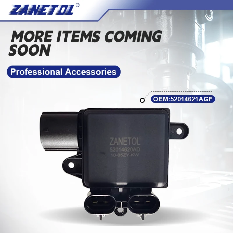 

ZANETOL Radiator Relay Cooling Fan Control Unit Module for Jeep Cherokee 4 CyI 2.0L,4 Cy12.4L.6 Cy1 3.2L 2014~2023 52014621AGF