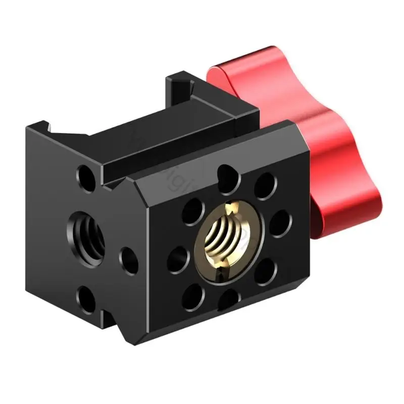96BA Leichter Gleitklemmenadapter für DSLR-Rig- und Gimbal-Systeme mit mehreren Montagemöglichkeiten und 360°-Drehknopf – Detail 2