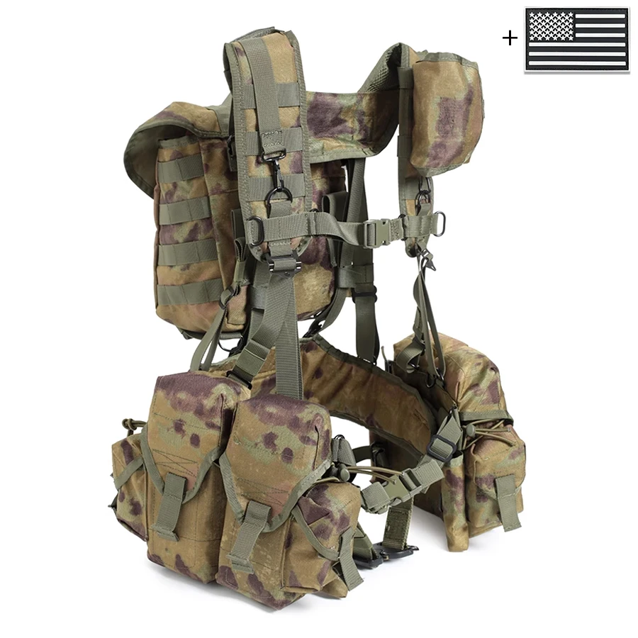 Outdoor hunting vest is adjustable, breathable and lightweight, with detachable accessories for assembly