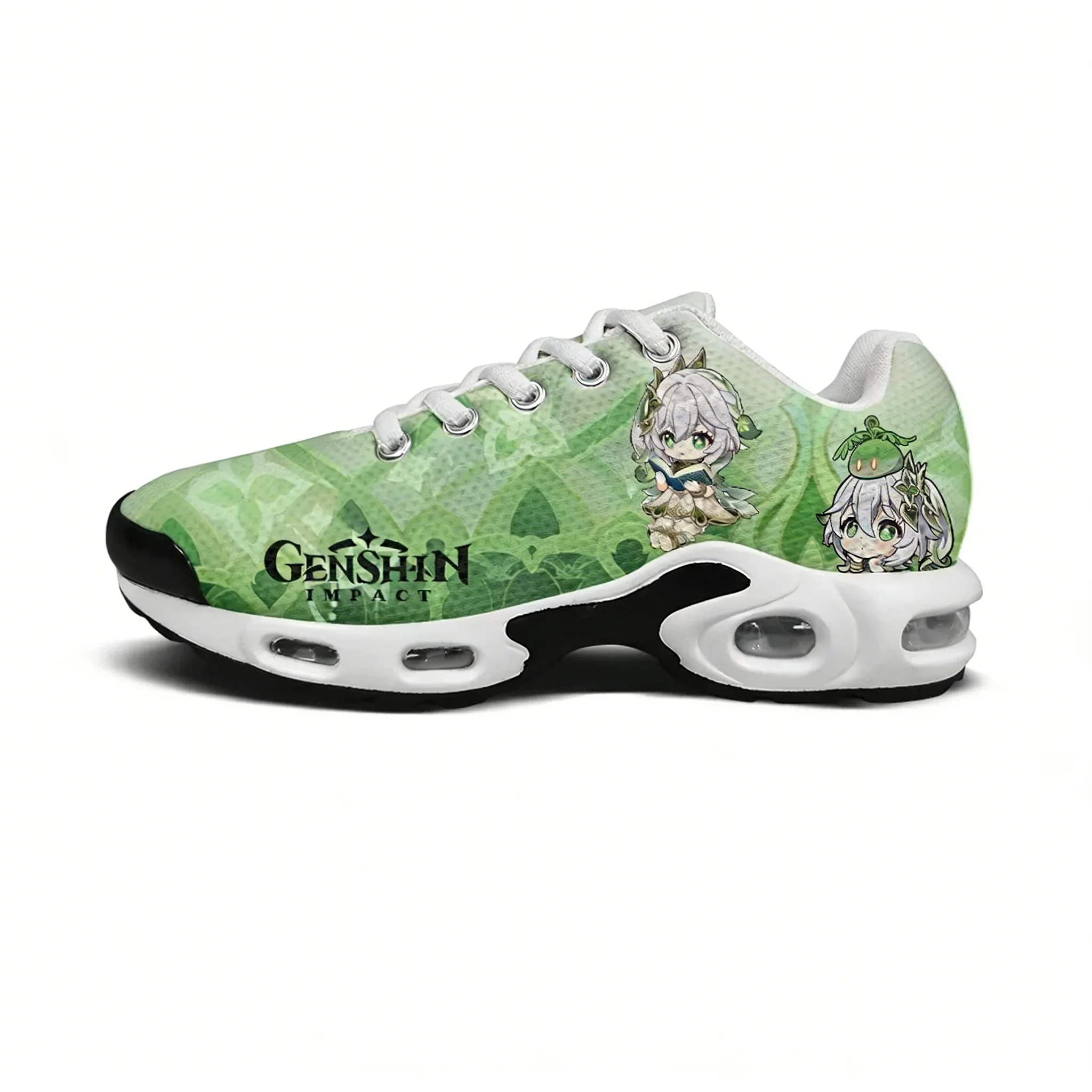 

Genshin Nahida Lightweight Sport Shoe Air Cushion Sneakers Mens Womens Teenagers High Quality Personalized Leisure Mesh Sneakers