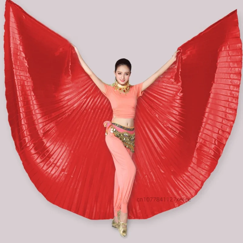 

Adult Belly Dance, Wing Dance, Butterfly Dance, 360 Degree Colorful Golden Wings, Children's Indian Dance Performance Cloak