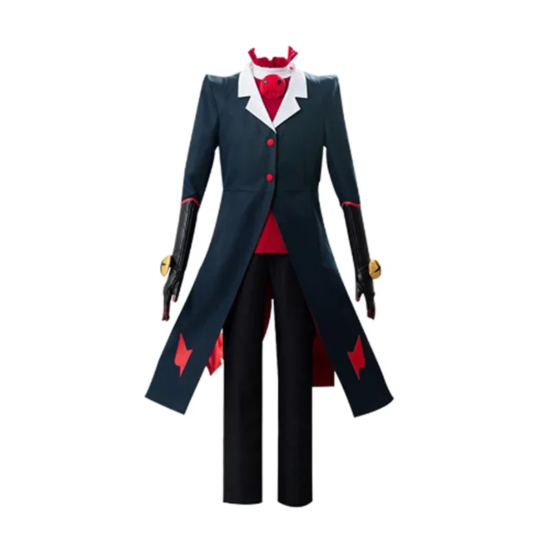 Anime Helluva Boss Blitzo Cosplay Costume Party Uniform Suit with Tail Halloween Outfit for Men Women Custom