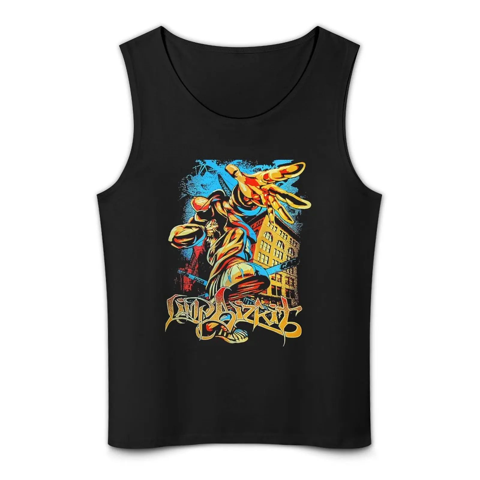 Limp Bizkit Tank Top sleeveless Men's t-shirts Gym T-shirts for men Men's gym articles t-shirt Men's