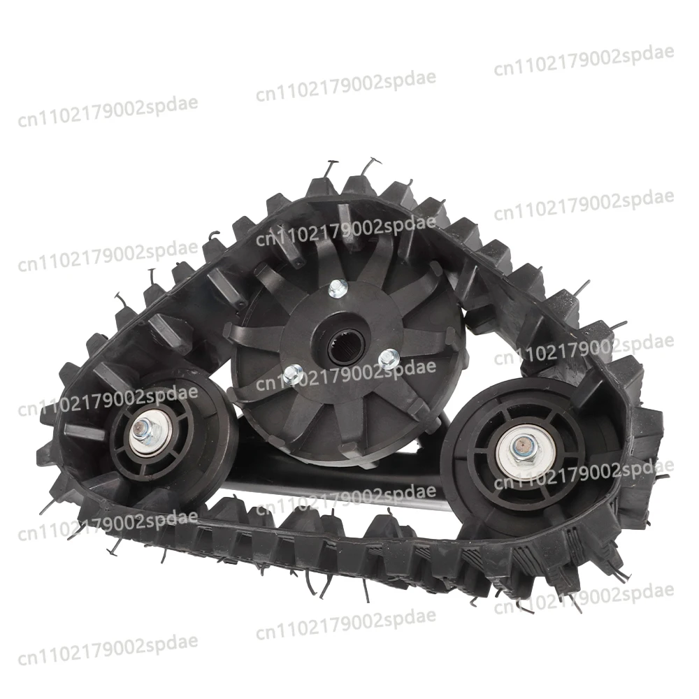 Snowmobile Rear Wheel Rubber Track Kit For Snow Sand Tracks Go Kart Winter Quad ATV UTV Buggy 23T Rear Axle image 5