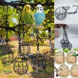 Outdoor Bird Cage Feeder Hanging Bird Feeders in Courtyard Gardens Balcony Hangings Feeding Tray Container Parrot Accessories