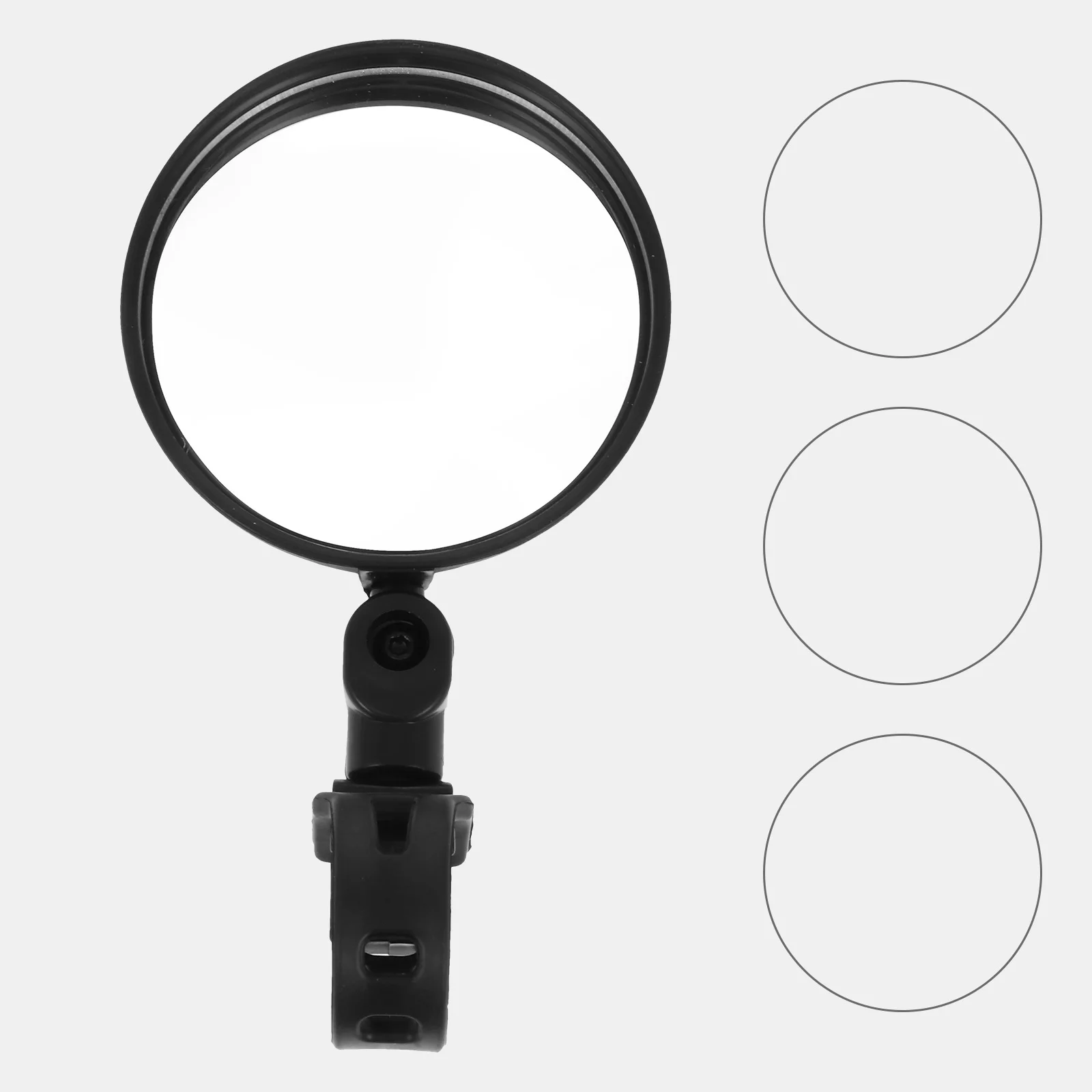 

2Pcs Bike Rearview Mirror Compact Rotating Adjustable Field of View Bicycle Accessory Bike Rearview Mirror