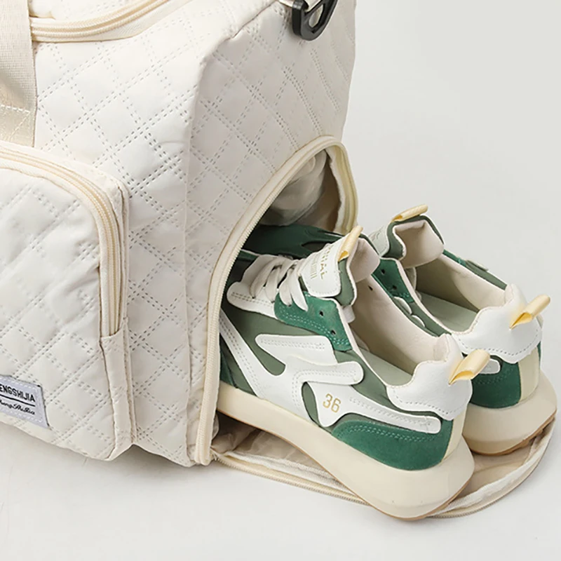 Border Minimalist Travel Bag Large Capacity Lightweight Fitness Dry Wet Separation Storage With Shoe Compartment Shoulder Bag