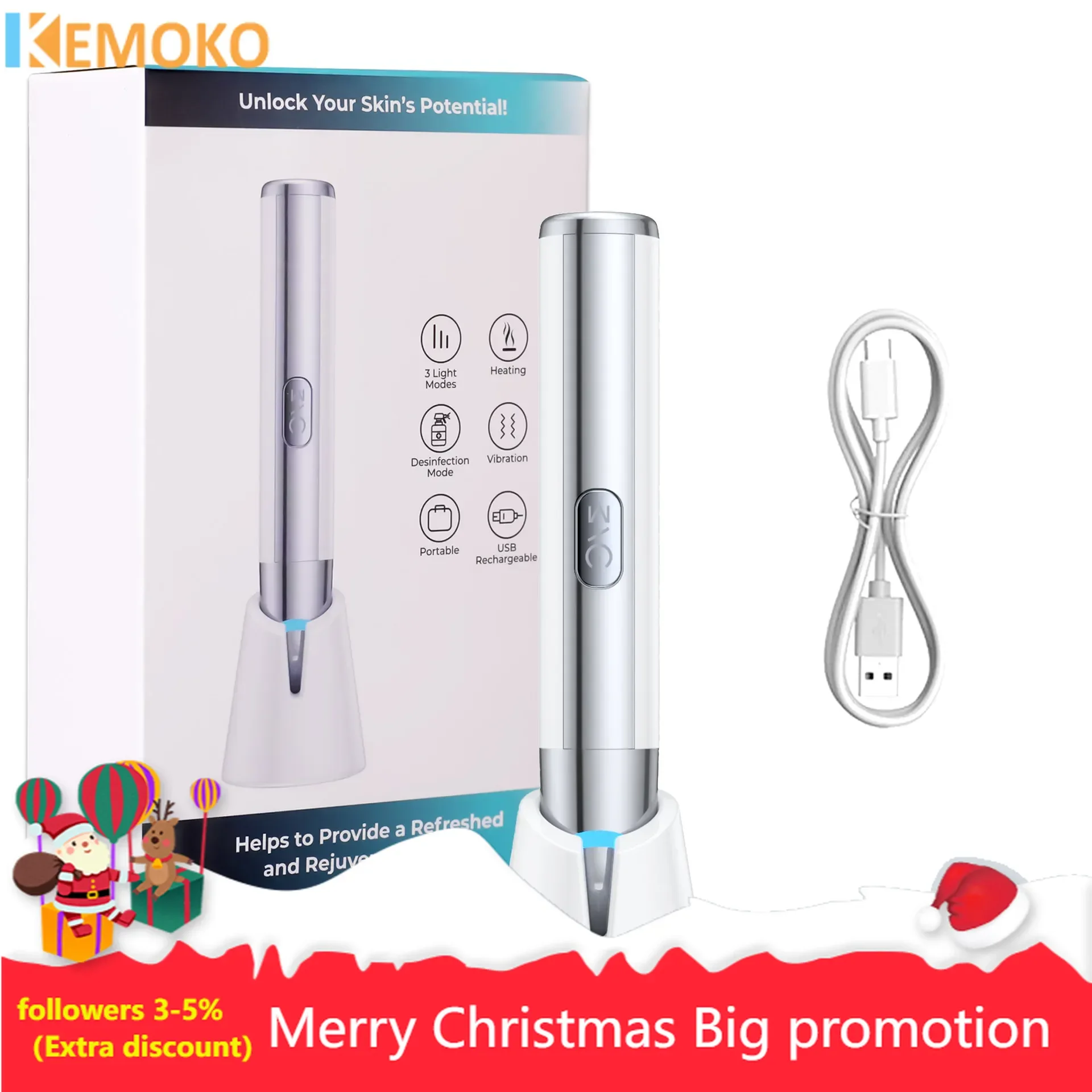 

New Eye Beauty Device, Home Eye Care Device, Vibration Import Beauty Device, Gift Electric Hot Compress Eye Massage Device