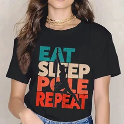 Funny Acrobatics Saying - Pole Dancing & Pole Dance T-Shirt Women Clothes Aesthetic T Shirt Streetwear O-neck Short-sleev Cotton