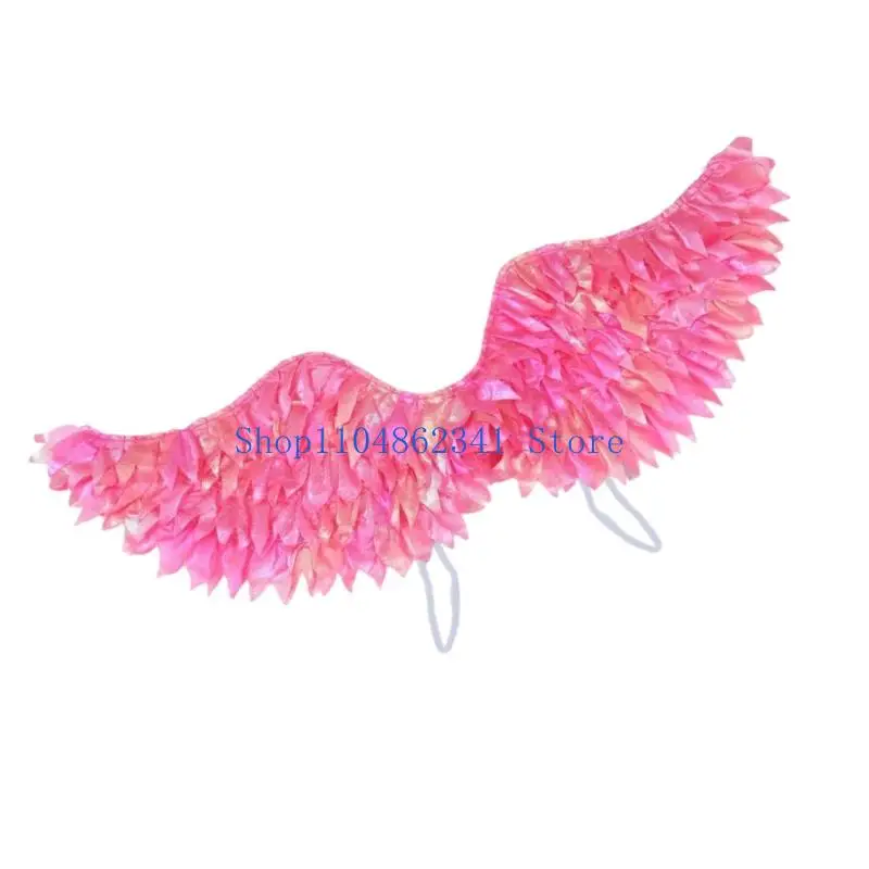5asd angel wing con cinghie elastiche per bambini fairys cosplay vestire l per decorazioni per feste compleanno