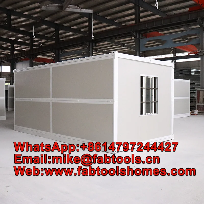 Steel Prefab Container House Chinese Design Style Portable Mobile Home Office Warehouse Store Sandwich Panel on Sale