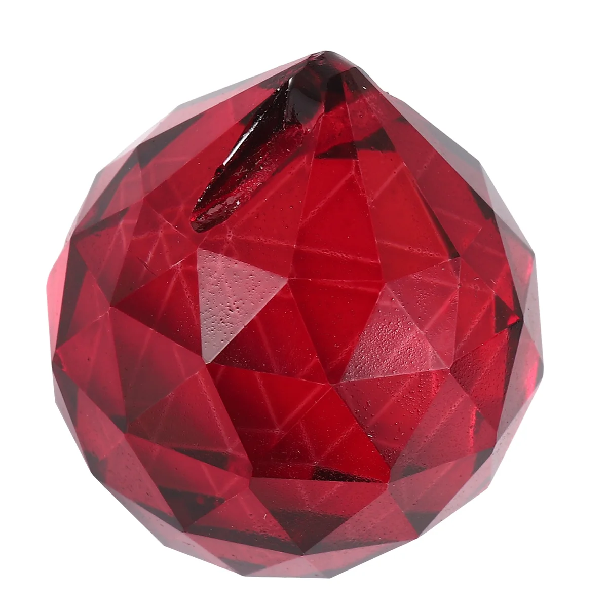 B68C 30mm Red Crystal Ball Prisms