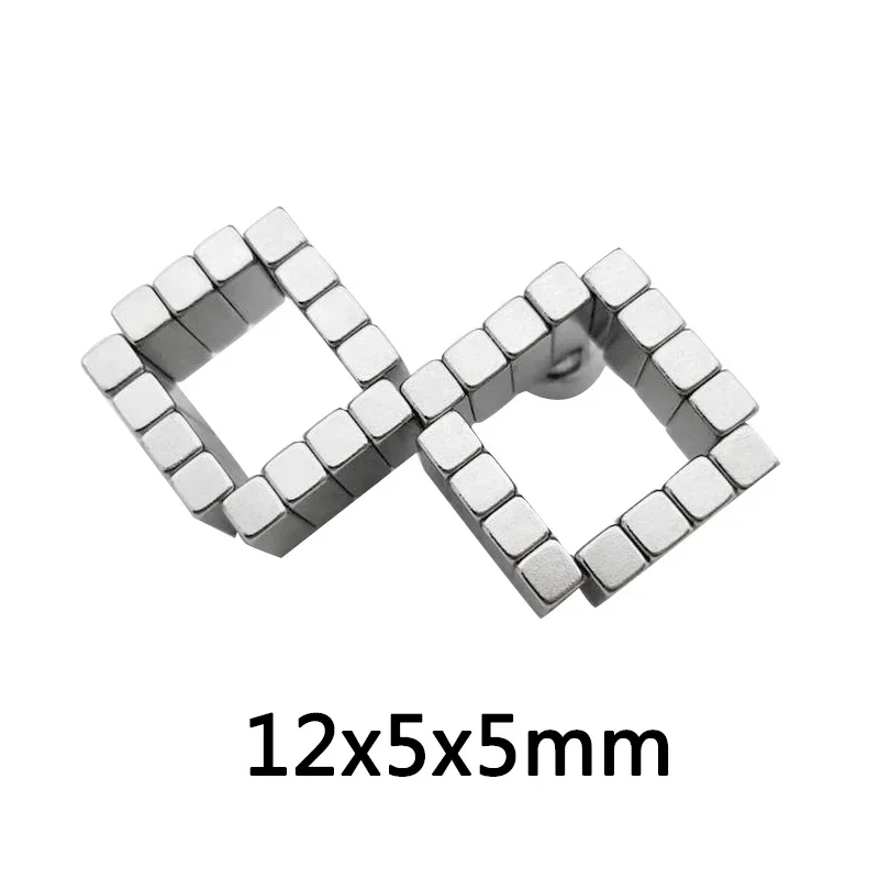 

Блок 12x5x5 мм, мощный магнит 12 мм x 5 мм x 5 мм для домашних холодильников, офисов DIY12*5*5