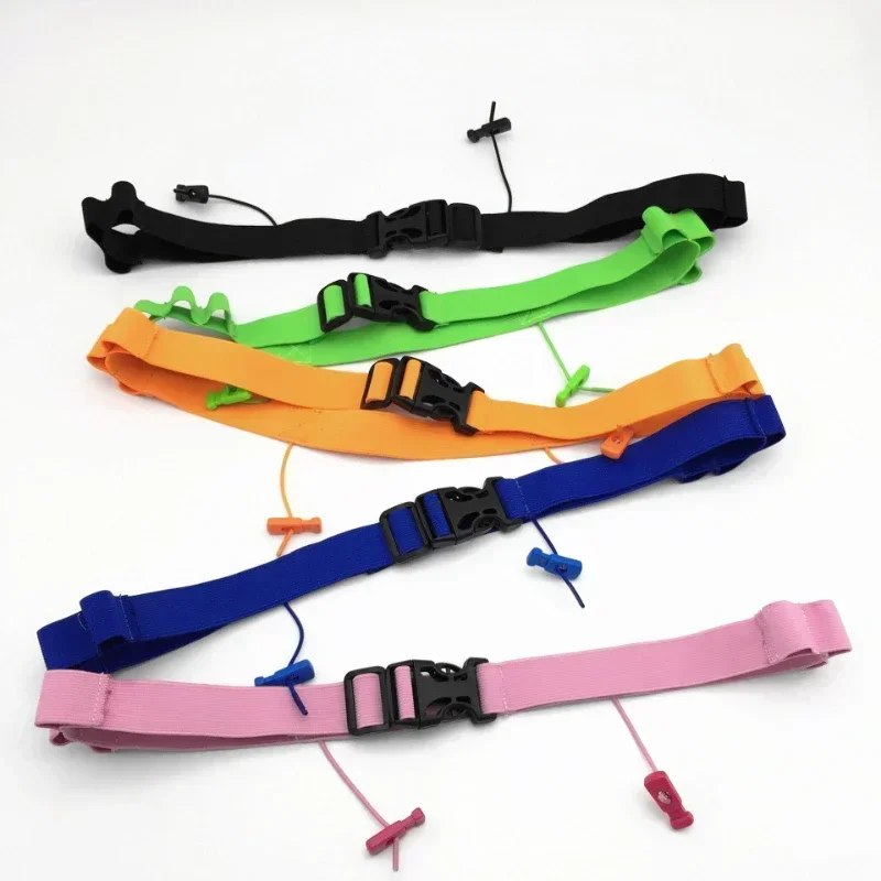 Cinturón con números Unisex para triatlón, carrera de maratón con soporte de Gel, cinturón para correr, cinturón de tela para Motor, deportes al aire libre, 1 ud.