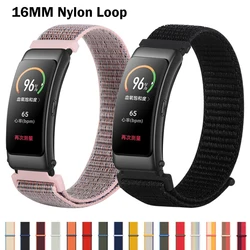 16MM Nylon Loop Correias Para Huawei TalkBand B6/B3 Pulseira Inteligente Pulseira Pulseira Sports Strap Para Huawei Banda B6 Assista Correa Acessório