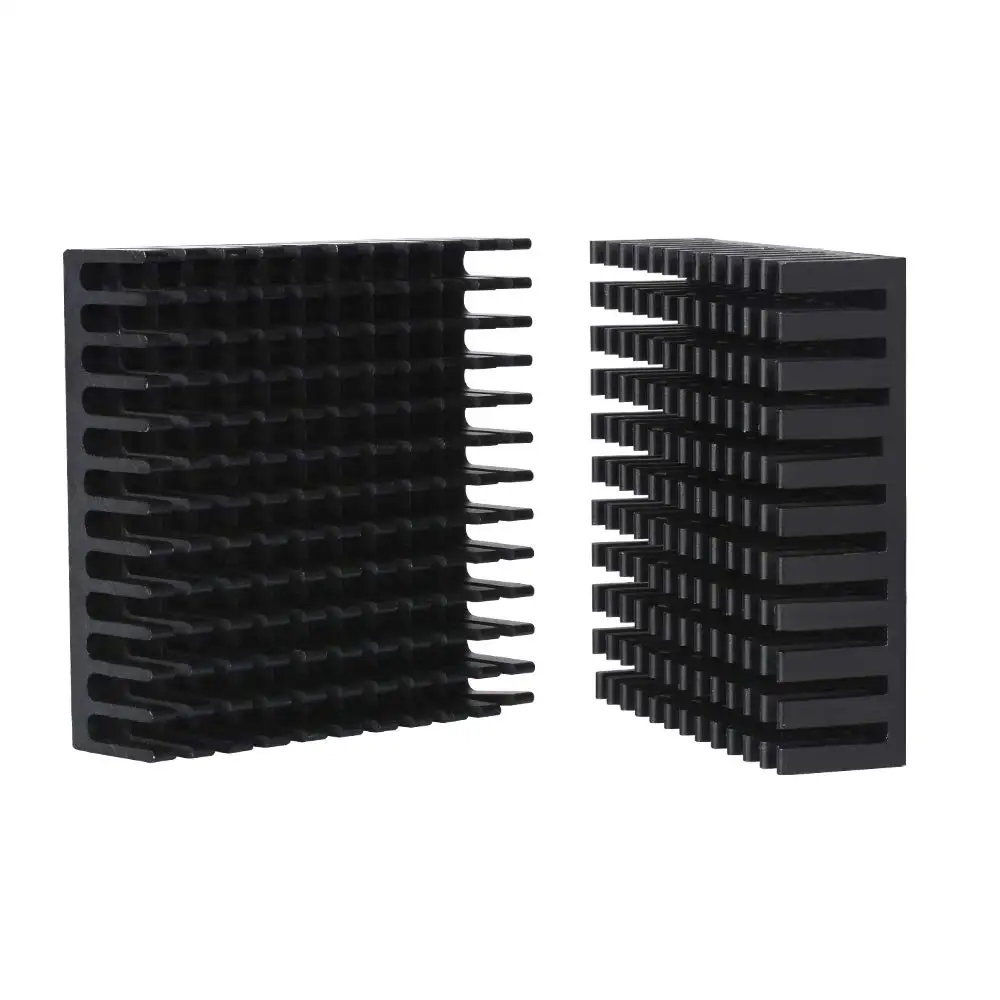 3D Printer Aluminum Heatsink Extruded Cooling Heat Sink With Adhesive Tape For Nema17 42 Stepper Motor Creality Ender 3 Parts