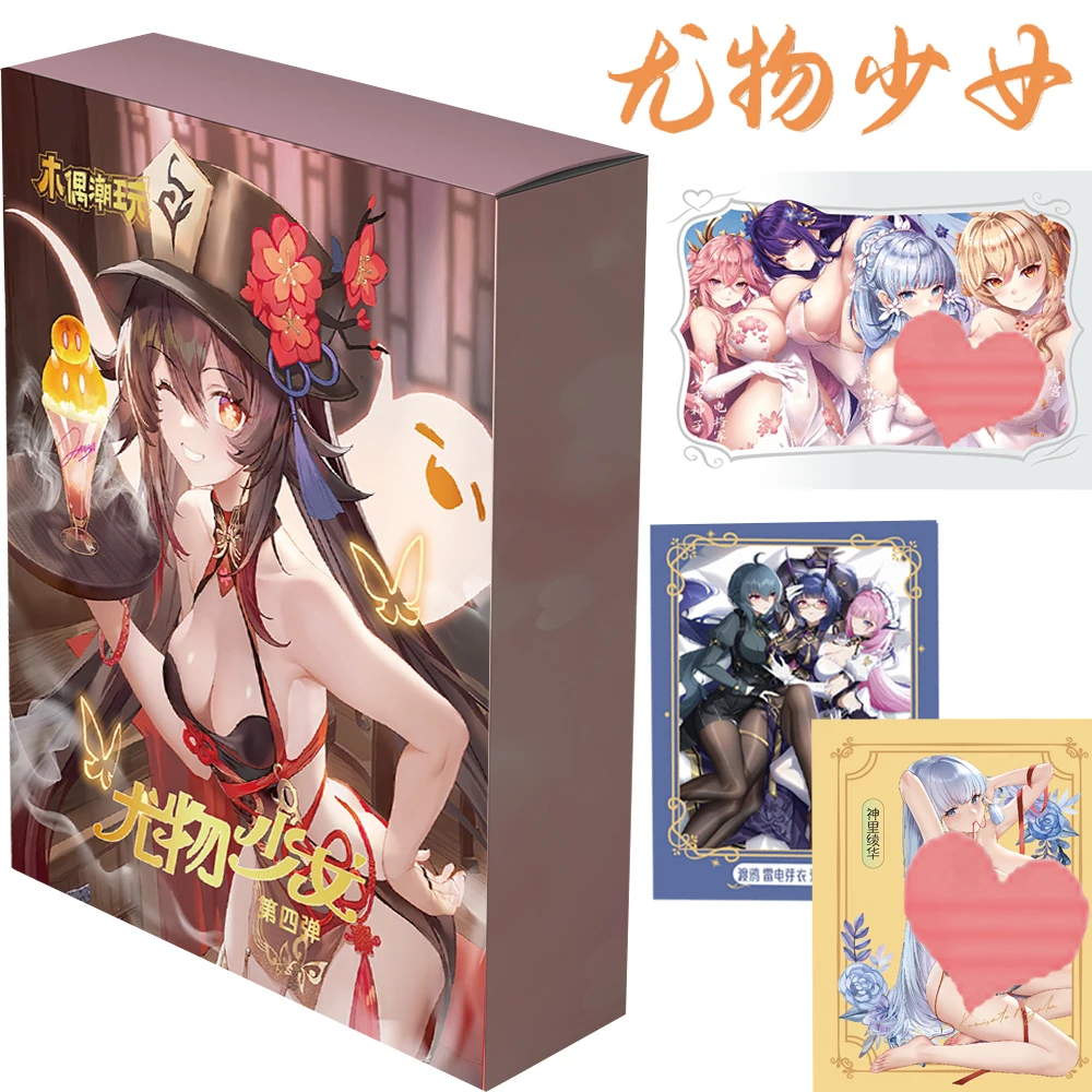 Beautiful Girl Collection Cards Booster Box Anime Game Goddess Story Sweet Rare Limited Exquisite Character Metal Card Toy Gift