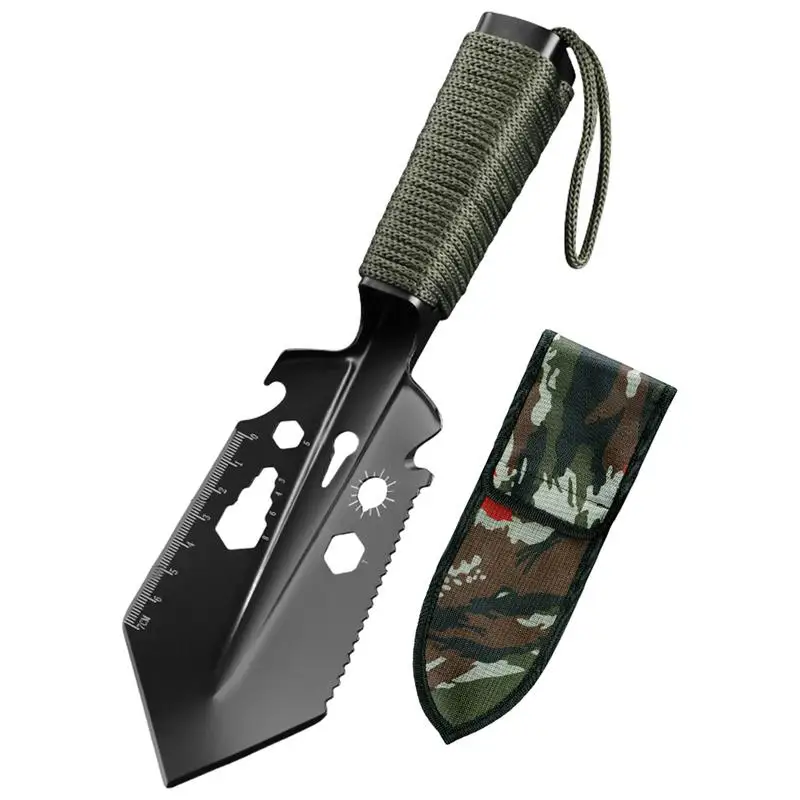 Backpacking Shovel Small Hand Shovel 9-in-1 Shovels For Digging Survival Multitool Survival Tool Survival Multitool Small Shovel