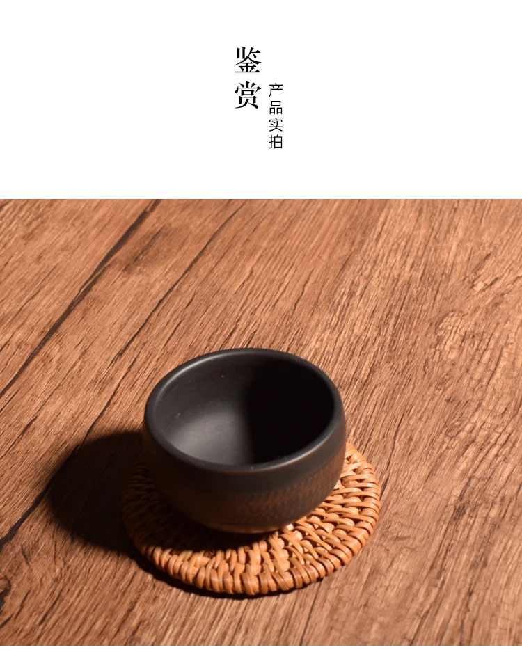 

Китайская чашка ручной работы из фиолетовой глины Jianshui, керамические чашки для чая, чайный сервиз кунг-фу, посуда для напитков, 2 шт.