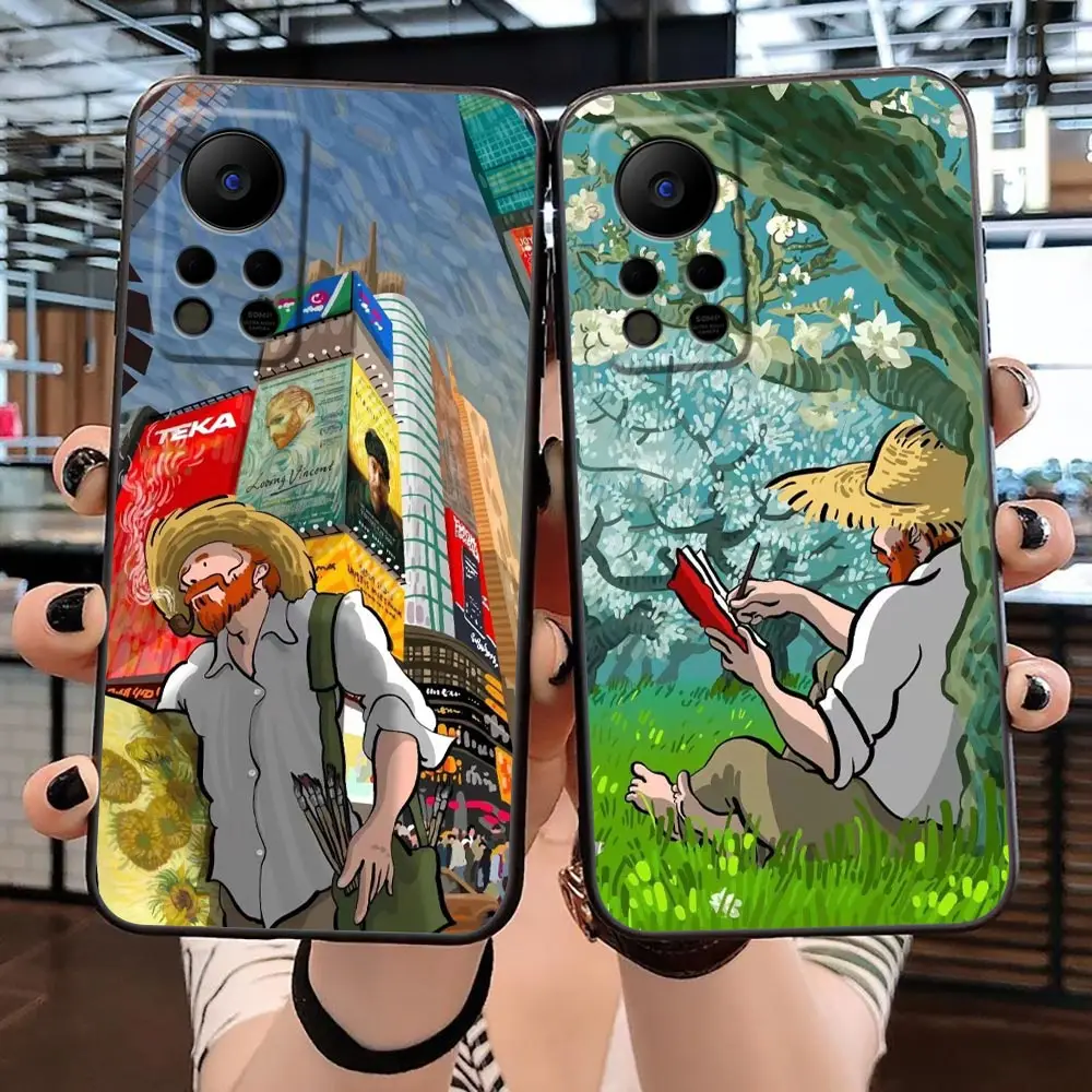 Van Gogh Fantasy Style Art Case For Infinix TECNO SPARK 7 6 Go 5 Pro HOT 20 20I 20S 5G 12 12I 11 11S 10 10I 10S 8 9 Case Shell