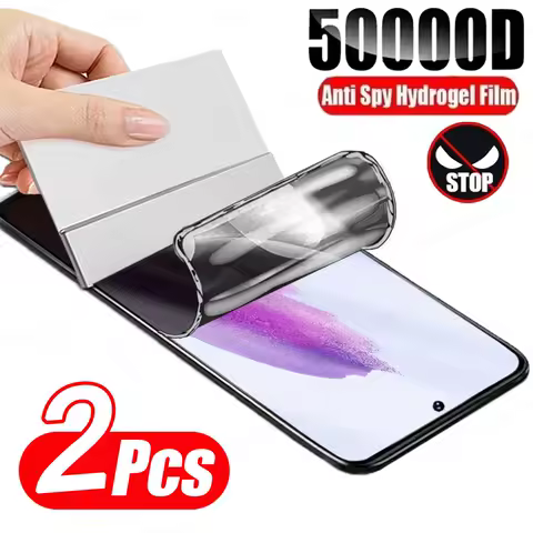 2Pcs Anti Spy Hydrogel Film Screen Protector For Samsung Galaxy S24 S22 S21 S20 S23 Ultra Plus S21 FE Note 9 20 10 Ultra Privacy