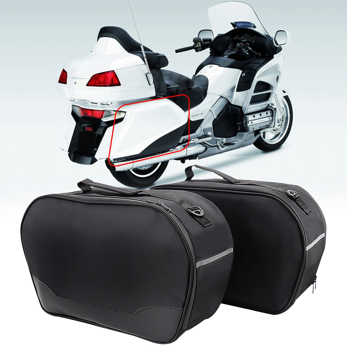 Motorcycle Saddlebags Inner Bag Left Right Trunk Pannier Liner Bag for Honda Gold Wing Goldwing GL1800 GL 1800 2012-2017