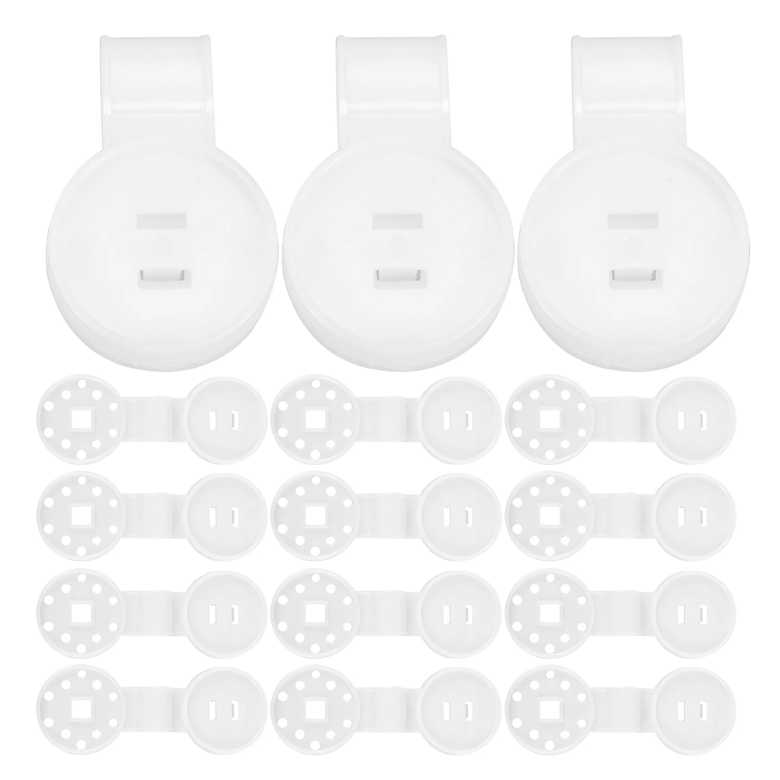 

80Pcs Plastic Clips for Sunshade Cloth Durable Lightweight Shade Netting Garden Accessory Shade Cloth Clips Lock Grips for Tarps