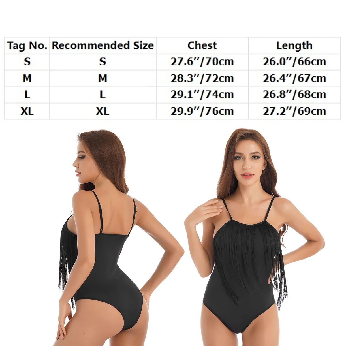 Frauen Latin Ballsaal Moderne Tanz Professionelle Trikot Fringe Langarm Sheer Mesh Overall Body Top