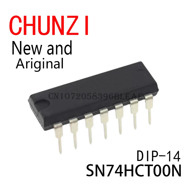 10PCS New and Original Integrated IC SN74HCT00 74HCT00N 74HCT00 DIP-14 SN74HCT00N