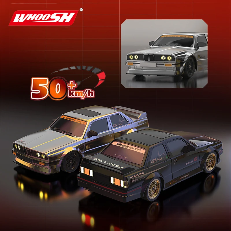 자이로 RC 드리프트 자동차 4x4 고속 풀 스케일 스로틀 방향 시뮬레이션 모델 원격 제어 자동차 50km/H 어린이 장난감