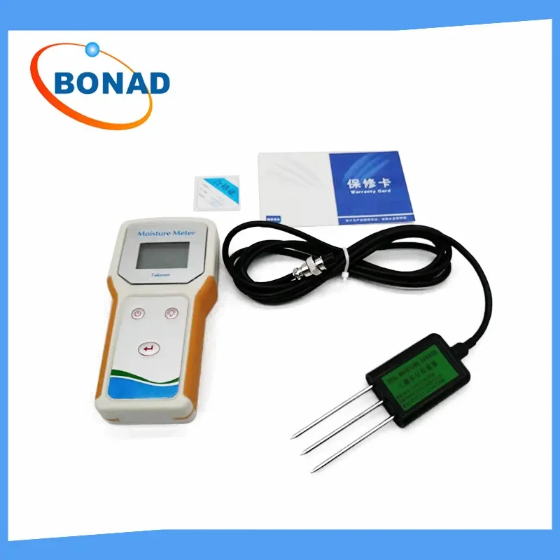 Takeme-10 soil moisture temperature rapid measuring instrument for measuring soil and other raw material moisture tester