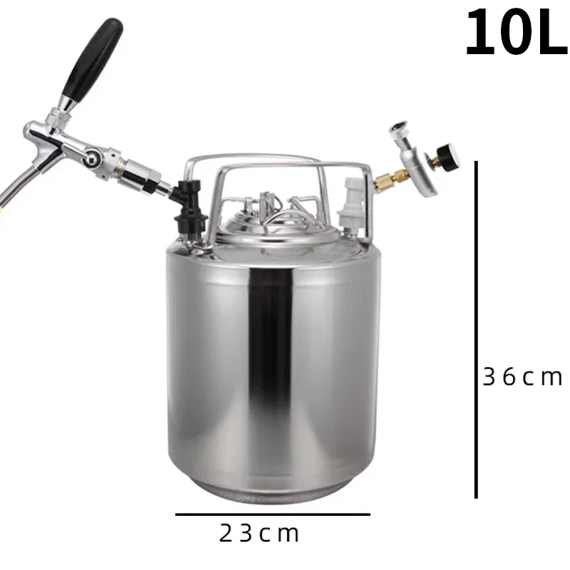 Home brewed beer barrel with full set of wine head ale stainless steel food gr two barrel cola syrup barrel wine tank