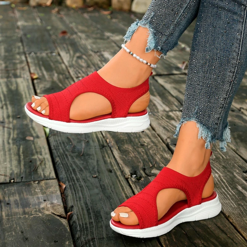 

Women's Shoes Summer 2026 Comfortable Casual Sport Sandals Women Beach Wedge Sandals Women Platform New Style Sandals