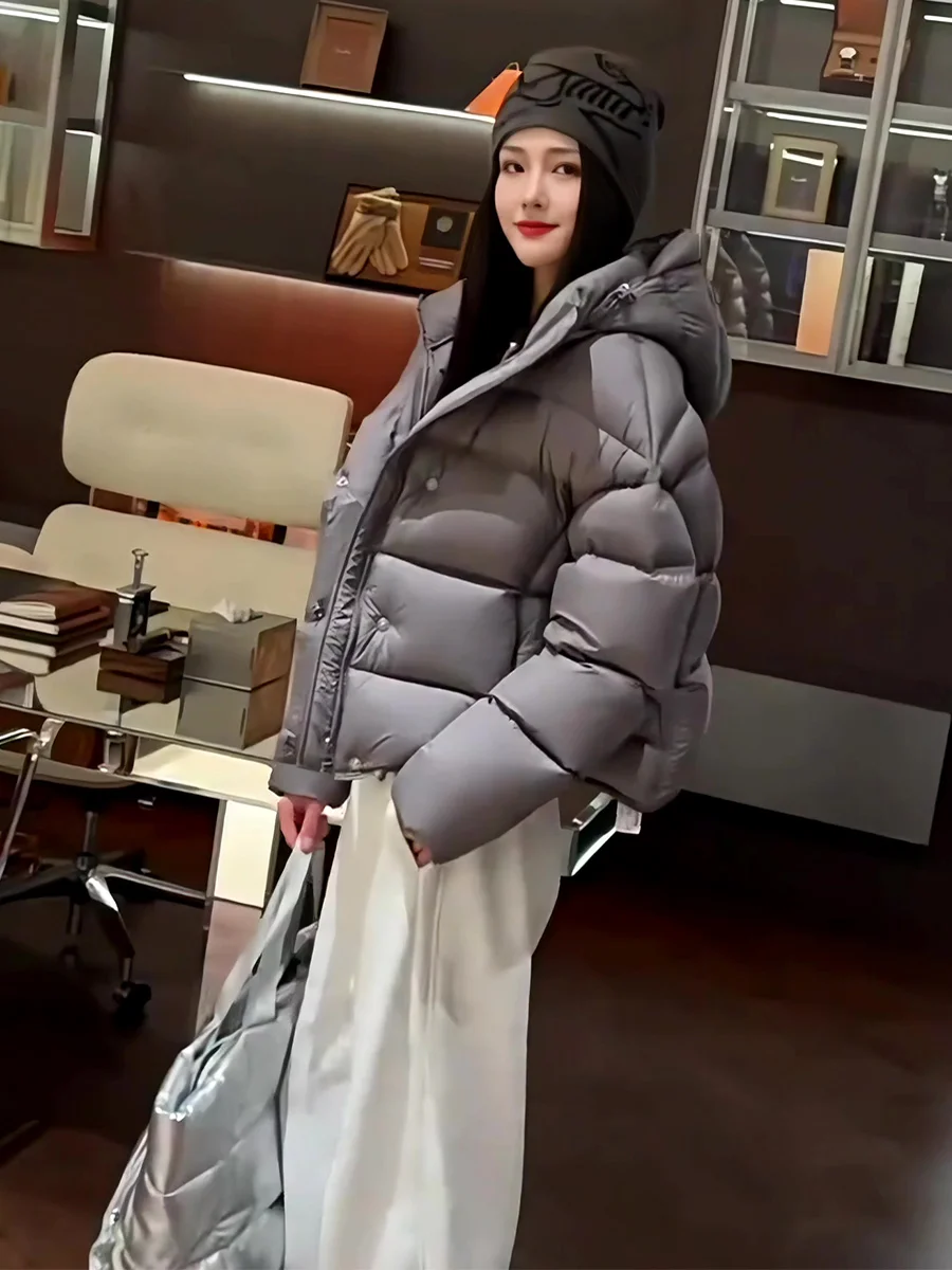 

Повседневная утепленная куртка-пуховик для женщин, новинка зимы, теплая куртка для отдыха, на молнии