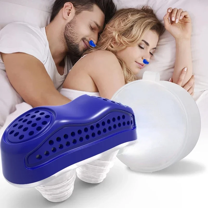 1/2/3/4pcs Anti Snoring Amp Air Purifier Relieve Nasal Congestion Snoring Device Ventilation Anti-Snoring Anti Snore Nose Clip