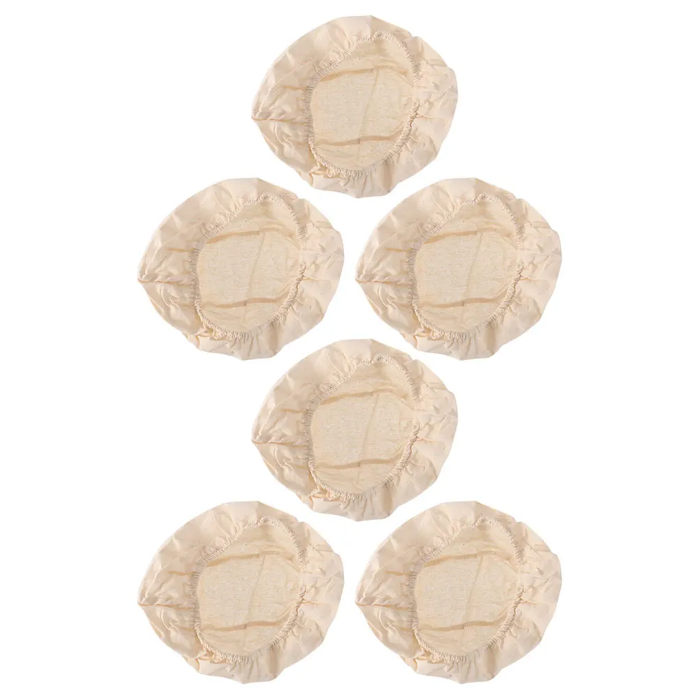 

6Pcs Sourdough Cloth Covers Dough Fermentation Basket Liner Breathable Bread Proofing Baking Basket Cover